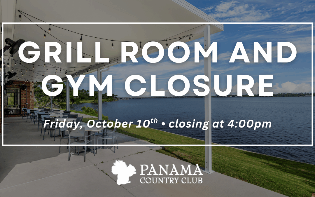 Grill Room & Gym Closure